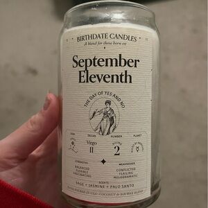 September Eleventh Birthdate Candle